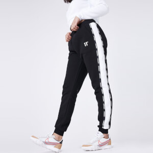 Women's Cut And Sew Joggers - Black/White