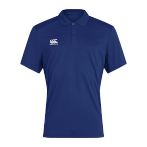 Canterbury Rugby Herren Polo Teamwear Training Polo Shirt-navy/grün-NEU 
