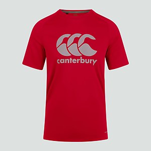 Canterbury Herren Vapodri T Shirt Kurzarm Top Rundhals Trainingsshirt Rugby 