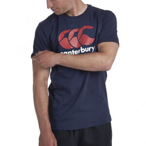 Canterbury Mens CCC Logo T-Shirt Top Tee Sports Training Workout Rugby 