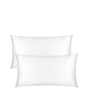The Goodnight Co. Silk Pillowcase Twin Set King Size - White