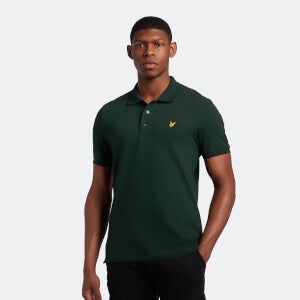 Men's Plain Polo Shirt - Dark Green 