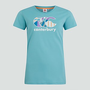 CANTERBURY PINK CCC LOGO BLUE TEE SHIRT SIZE BOYS 14 YEARS BRAND NEW WITH TAGS 