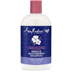 SheaMoisture Sugarcane Extract and Meadowfoam Seed Miracle Multi-Benefit Shampoo 384ml