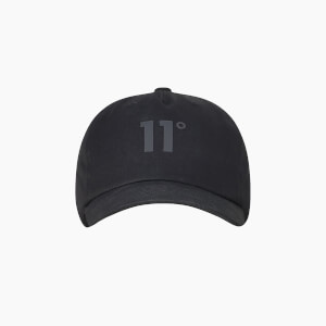 11 Degrees Baseball Logo Cap – Blackout