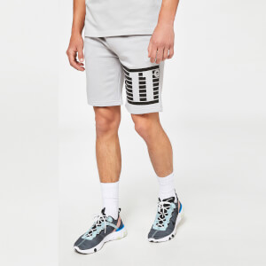 11 Degrees Leg Stripe Sweat Shorts – Vapour Grey/Black