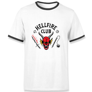 T-Shirt Unisexe Stranger Things Hellfire Club - Noir & Blanc