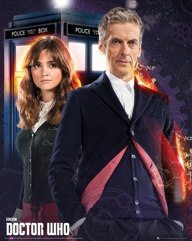 doctor who doctor and clara - mini poster - 40 x 50cm