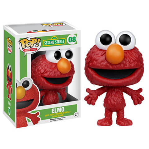 Sesamstraße Elmo Flocked Funko Pop! Vinyl Figur MyGeekBox