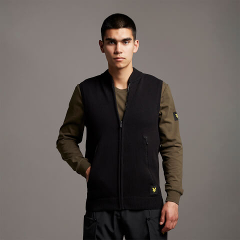 Casuals Knitted Gilet - Jet Black