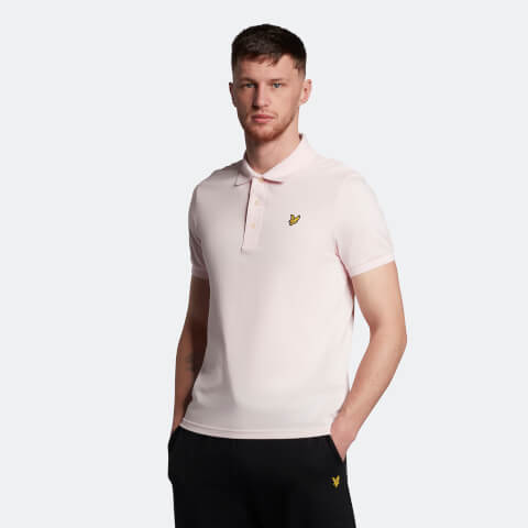 Men's Plain Polo Shirt - Light Pink