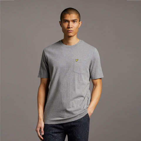 Flecked T-shirt - Mid Grey Marl