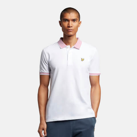Details about   Lyle & Scott Tipped Oxford Pique Men's Polo Shirt Navy/Lilac Marl