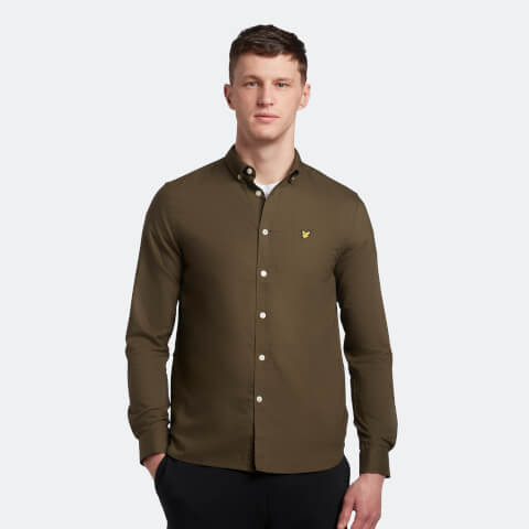 Men's Olive Oxford Shirt