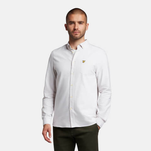 LYLE & SCOTT Oxford Shirt  Long Sleeve  Button Down Casual Cotton 