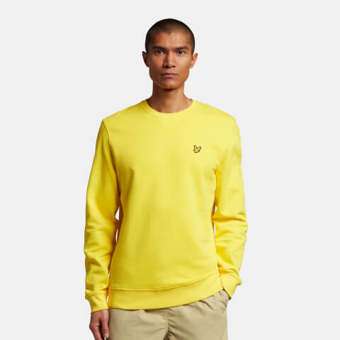 Men's Crew Neck Sweatshirt - Sunshine Yellow