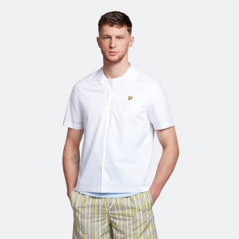 Men's Resort Collar Shirt - White