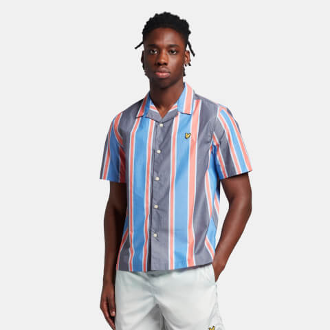 Men's Vertical Stripe Resort Shirt
