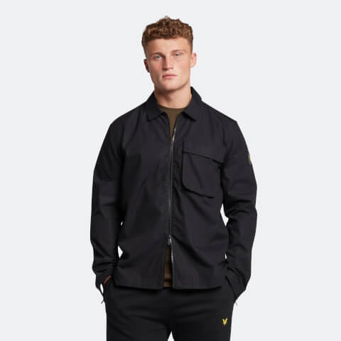 Men's Casuals Pocket Overshirt - Jet Black