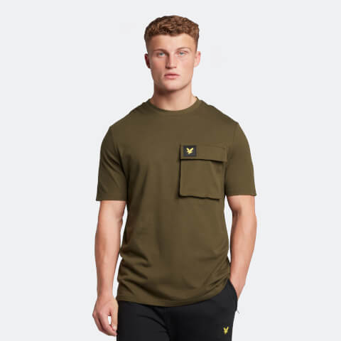 Lyle & Scott Men's Casuals Pocket T-Shirt - Olive