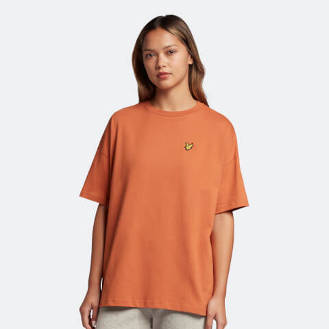 Women's Oversized T-Shirt - Rusted Orange