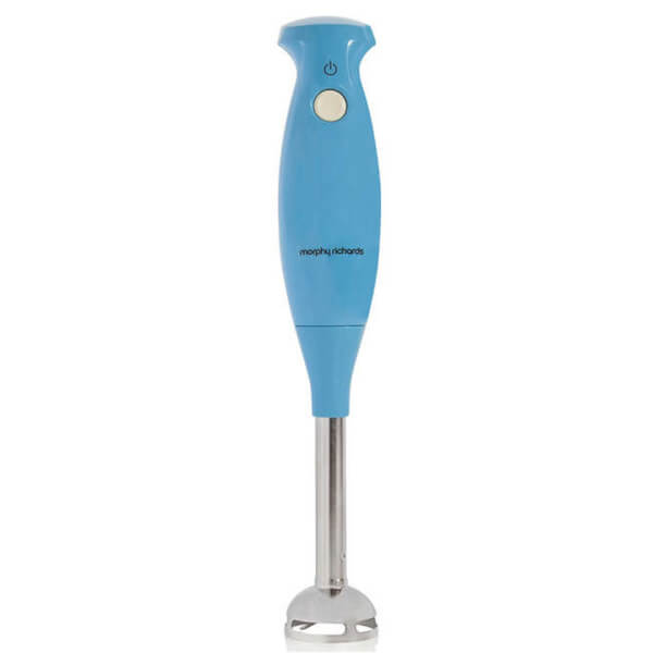Morphy Richards Accents Hand Blender Cyan Blue Homeware