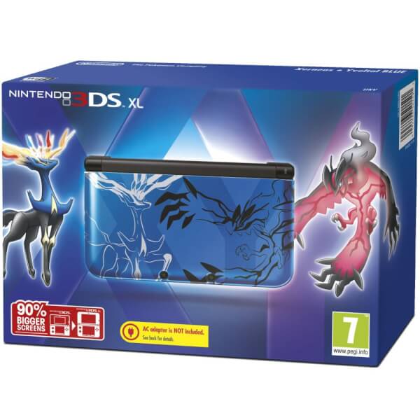 Nintendo 3DS XL Pokémon XERNEAS YVELTAL BLUE (LIMITED) Nintendo