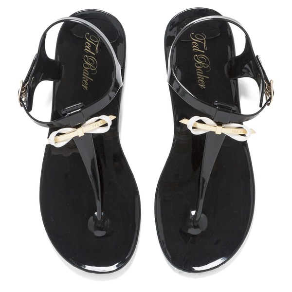 Ted Baker Women's Verona Bow Jelly Sandals - Black | FREE UK Delivery ...