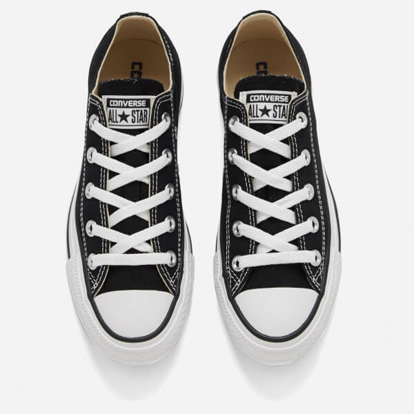 Converse Chuck Taylor All Star Ox Canvas Trainers - Black | FREE UK ...