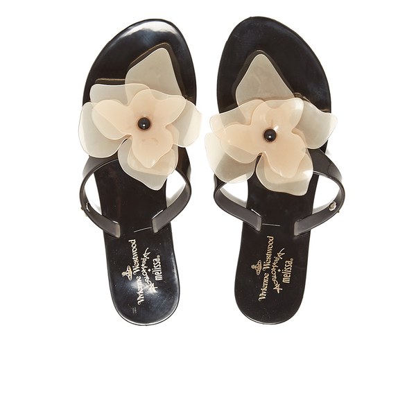 vivienne westwood flip flops black
