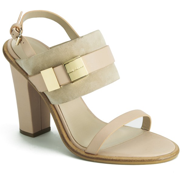 See By Chloé Women's Leather/Suede Heeled Sandals - Neutral | FREE UK ...