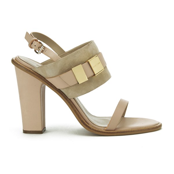 See By Chloé Women's Leather/Suede Heeled Sandals - Neutral | FREE UK ...