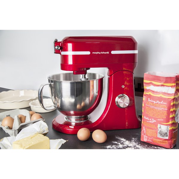 Morphy Richards 400007 Professional Diecast Stand Mixer with Guard