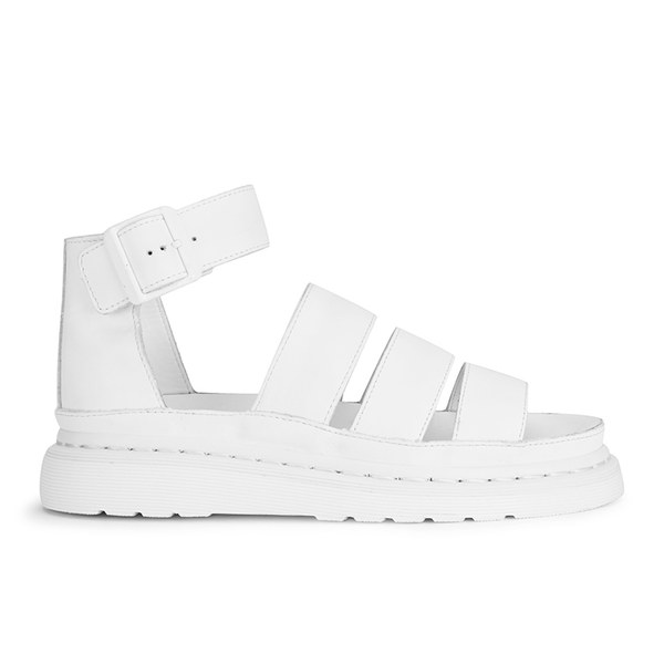 Dr. Martens Women's Shore Clarissa Chunky Strap Leather Sandals - White ...