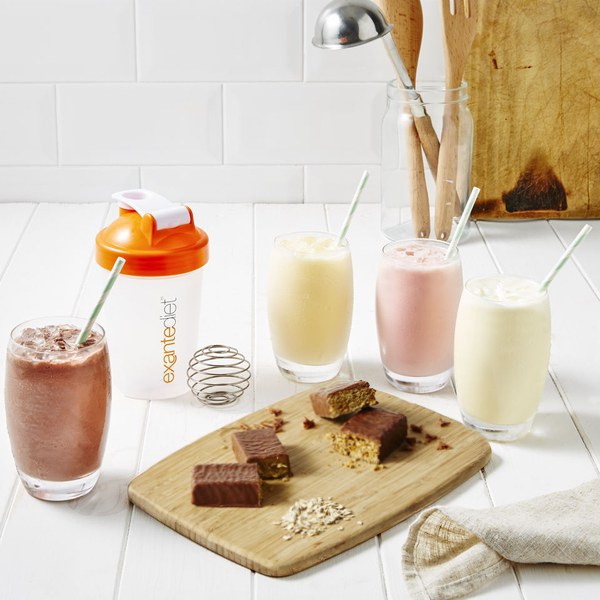 Meal Replacement 4 Week Shakes and Bars Diet Pack Exante UK