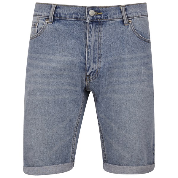 Cheap Monday Men's 'High Cut' Denim Shorts with Fold-Up - Sky Mens ...