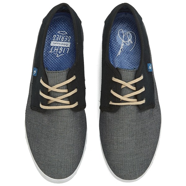 Rip Curl Men S San Seb Canvas Leisure Shoes Grey Black Sports Rip Curl Men S San Seb Canvas Leisure Shoes Grey Black Image 2
