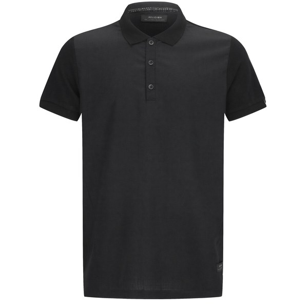 Religion Men's Reign Polo Shirt - Jet Black Clothing | TheHut.com