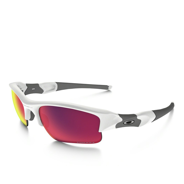 Oakley Flak Jacket XIJ Sunglasses - Polished White/Prizm Road Sports ...