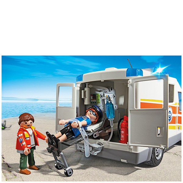 Playmobil Coast Guard Ambulance with Siren (5541) IWOOT