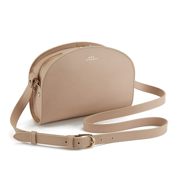 A.P.C. Women's Cross Body Bag Beige Free UK Delivery over £50