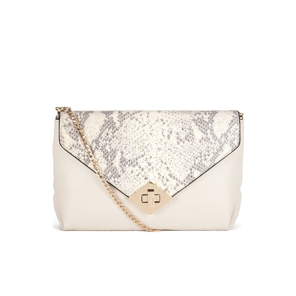 Dune Ediamond Envelope Clutch Bag - Cream