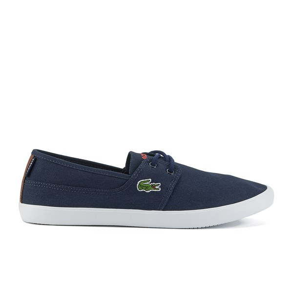 Lacoste Men's Marice Lace SEP Canvas Slip On Pumps - Dark Blue Mens ...