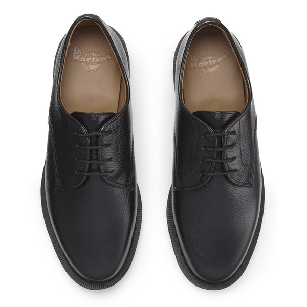Dr. Martens Men's Oscar Octavius New Nova Leather 4-Eye Shoes - Black ...