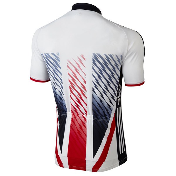 adidas British Cycling Team Race Short Sleeve Jersey 2015 Blue/White