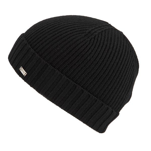 BOSS Hugo Boss Men's Fati Beanie Hat Black Mens Accessories