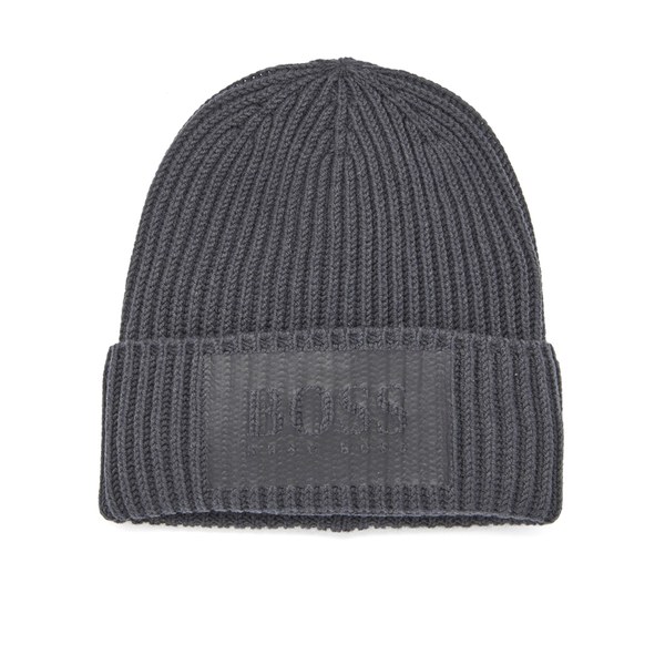 BOSS Hugo Boss Men's Fuse Beanie Hat Grey Free UK Delivery over £50