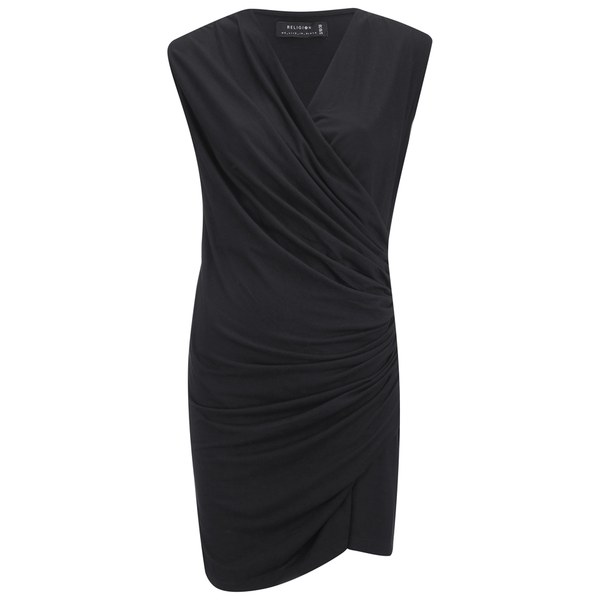Religion Women's Mystic Black Midi Dress Black Free UK Delivery