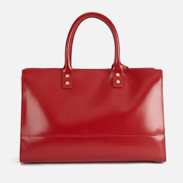 Lulu Guinness Women's Medium Daphne Polished Leather Tote Bag - Red ...