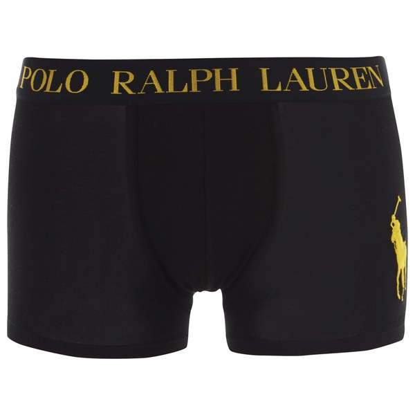 Polo Ralph Lauren Men's Classic Trunk Boxers Black/Gold Mens